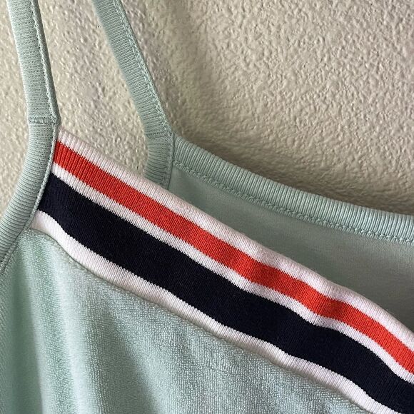 NWOT! Nike Vintage Inspired, Throw-Back Seafoam Green Terrycloth Romper. Size M - Picture 4 of 8
